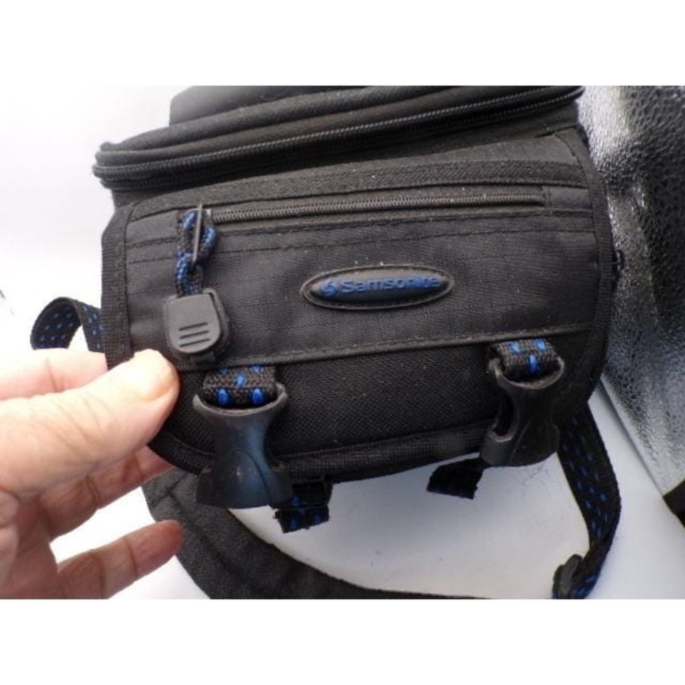 Samsonite Black Camera‎ Bag Case Padded Adjustable Strap Small Travel